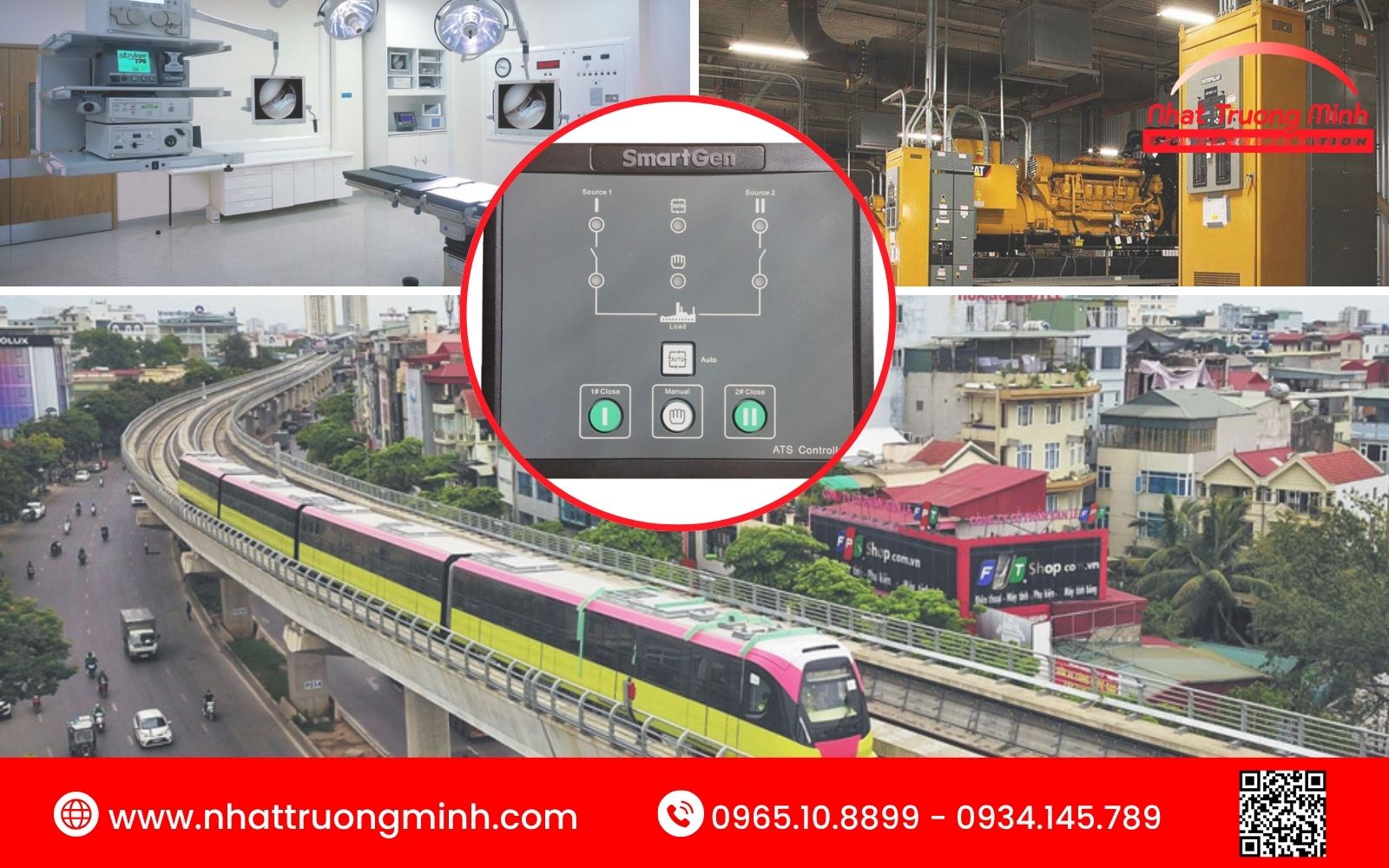 Ứng dụng của bảng điều khiển ATS trong đời sống