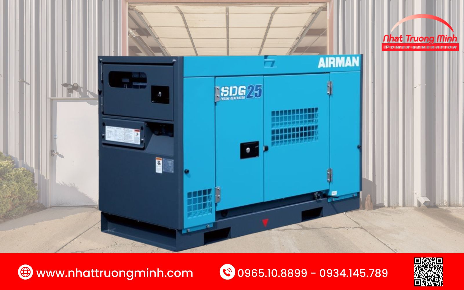 Tỏng quan về máy phát điện cho trạm y tế, bệnh viện - Airman