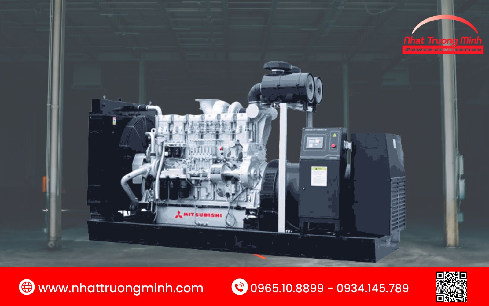Thương hiệu máy phát điện cho bệnh viện Mitsubishi