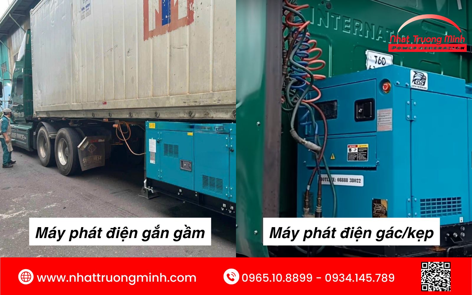 Nên lắp đặt máy phát điện cho container lạnh ở đâu?