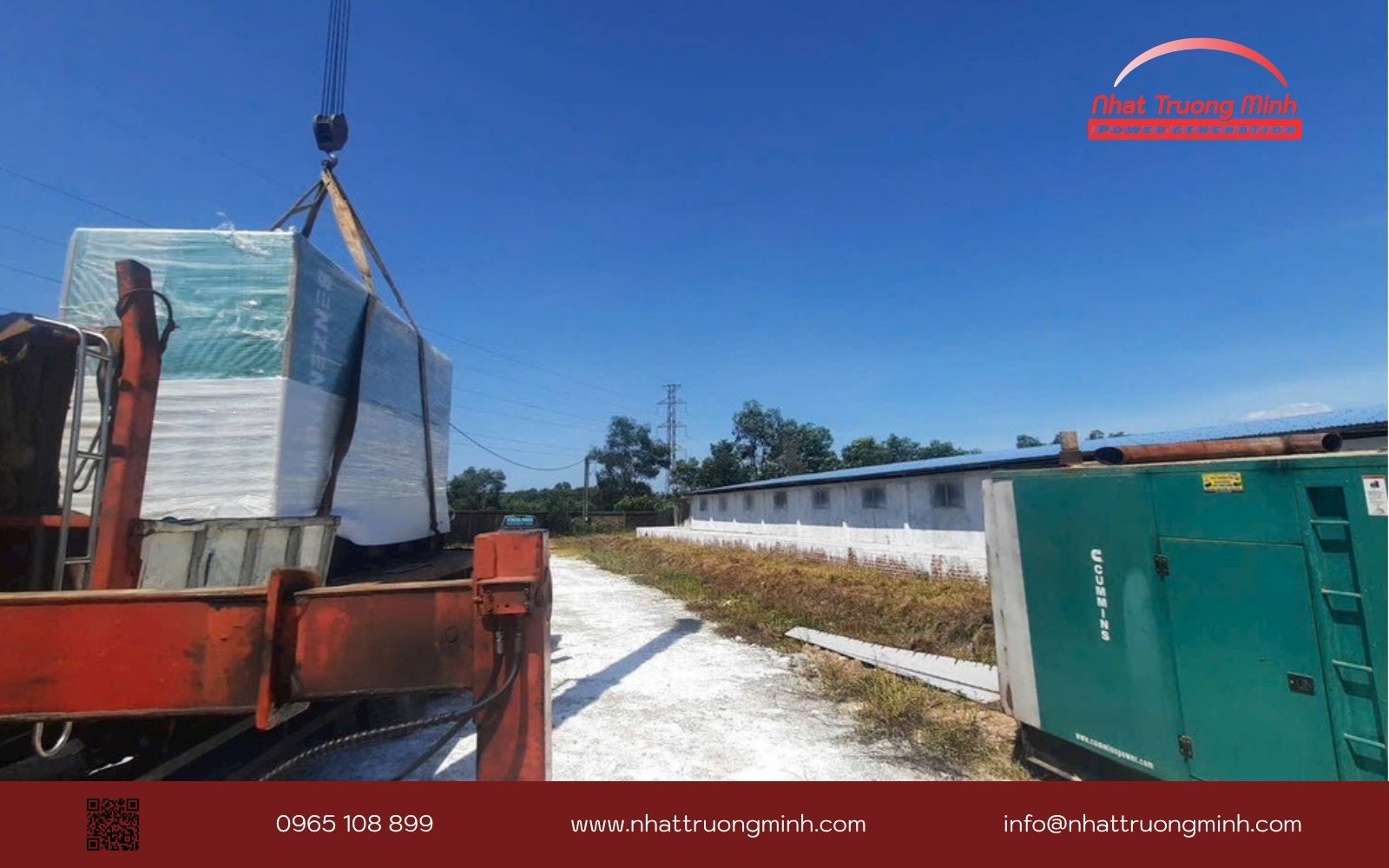 Lắp đặt máy phát điện Cummins 450kVA tại Huế