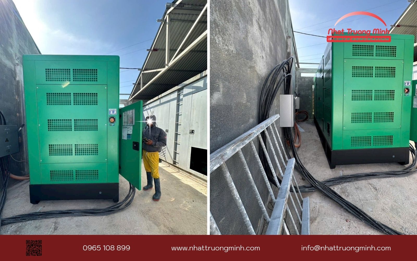 Lắp đặt máy phát điện Cummins 450kVA tại Huế
